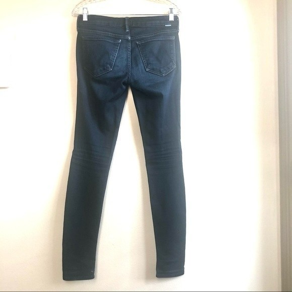 MOTHER The Looker Skinny Jeans in Midnight 26 - Picture 5 of 9